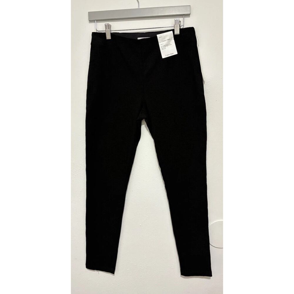 Calvin Klein Womens Size 8 Black Stretch Ankle Pants Slim Tapered NWT
